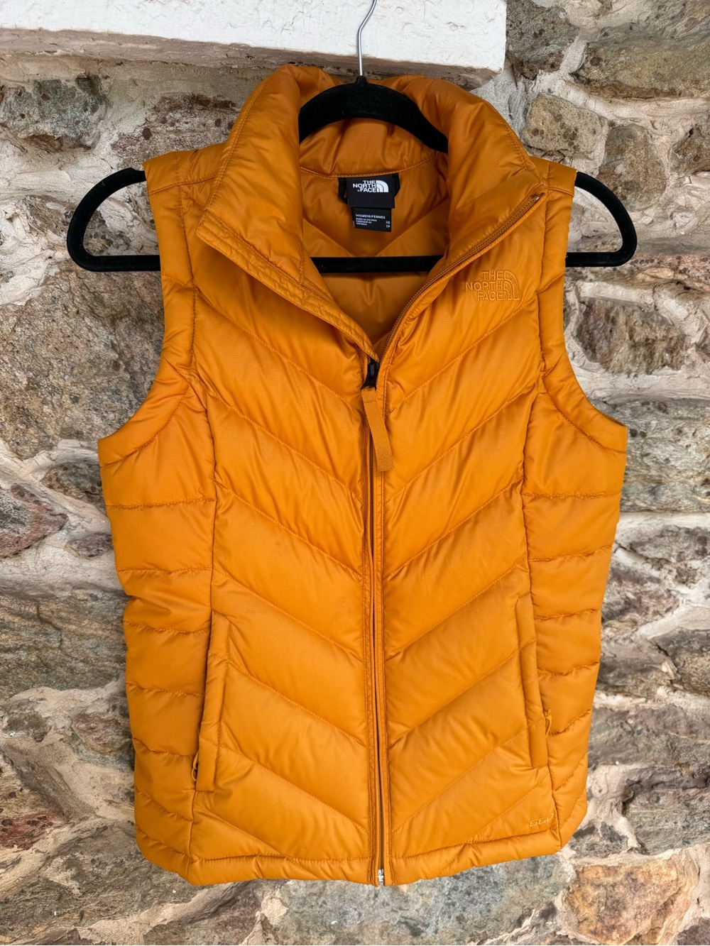 The North Face Women's Golden Orange Quilted Down Vest